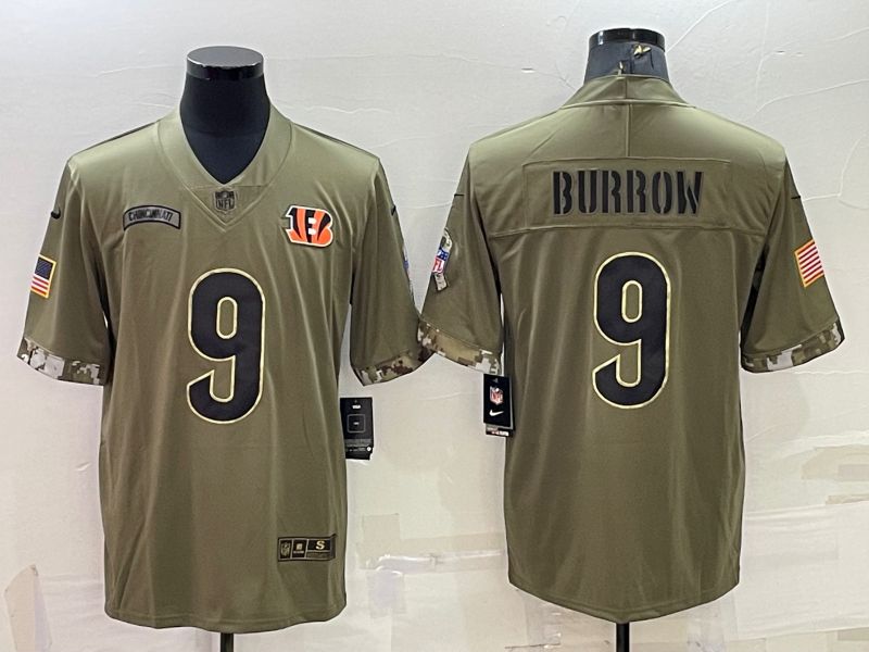 Men Cincinnati Bengals #9 Burrow Green 2022 Vapor Untouchable Limited Nike NFL Jersey->dallas cowboys->NFL Jersey